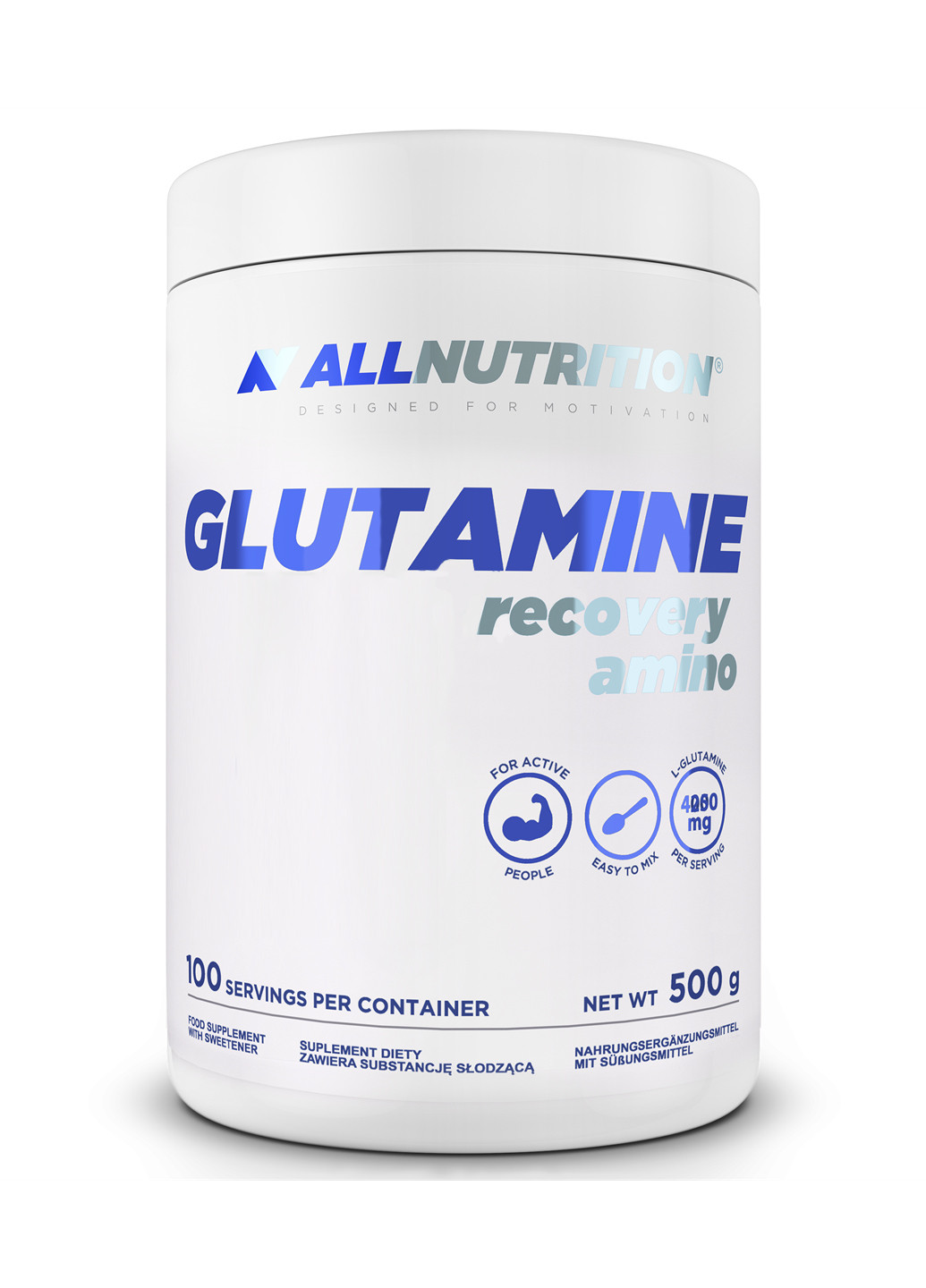 Глутамин аминокислота Glutamine Recovery Amino - 500g Orange ] Allnutrition (240154174)