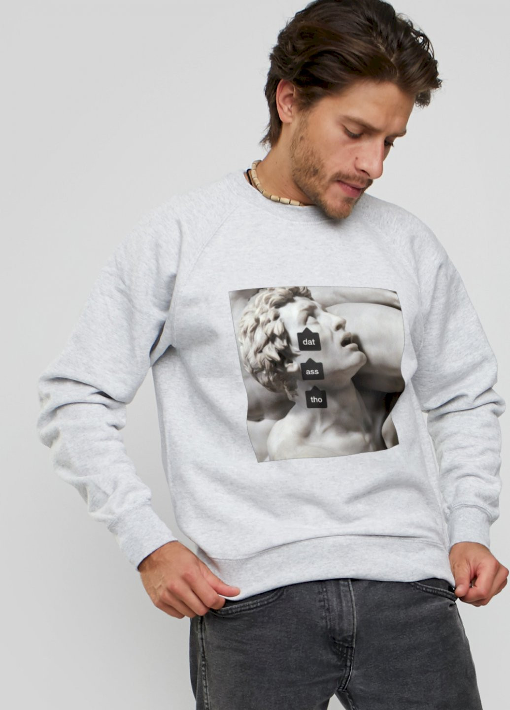 Серый свитшот мужской YAPPI (198688756)