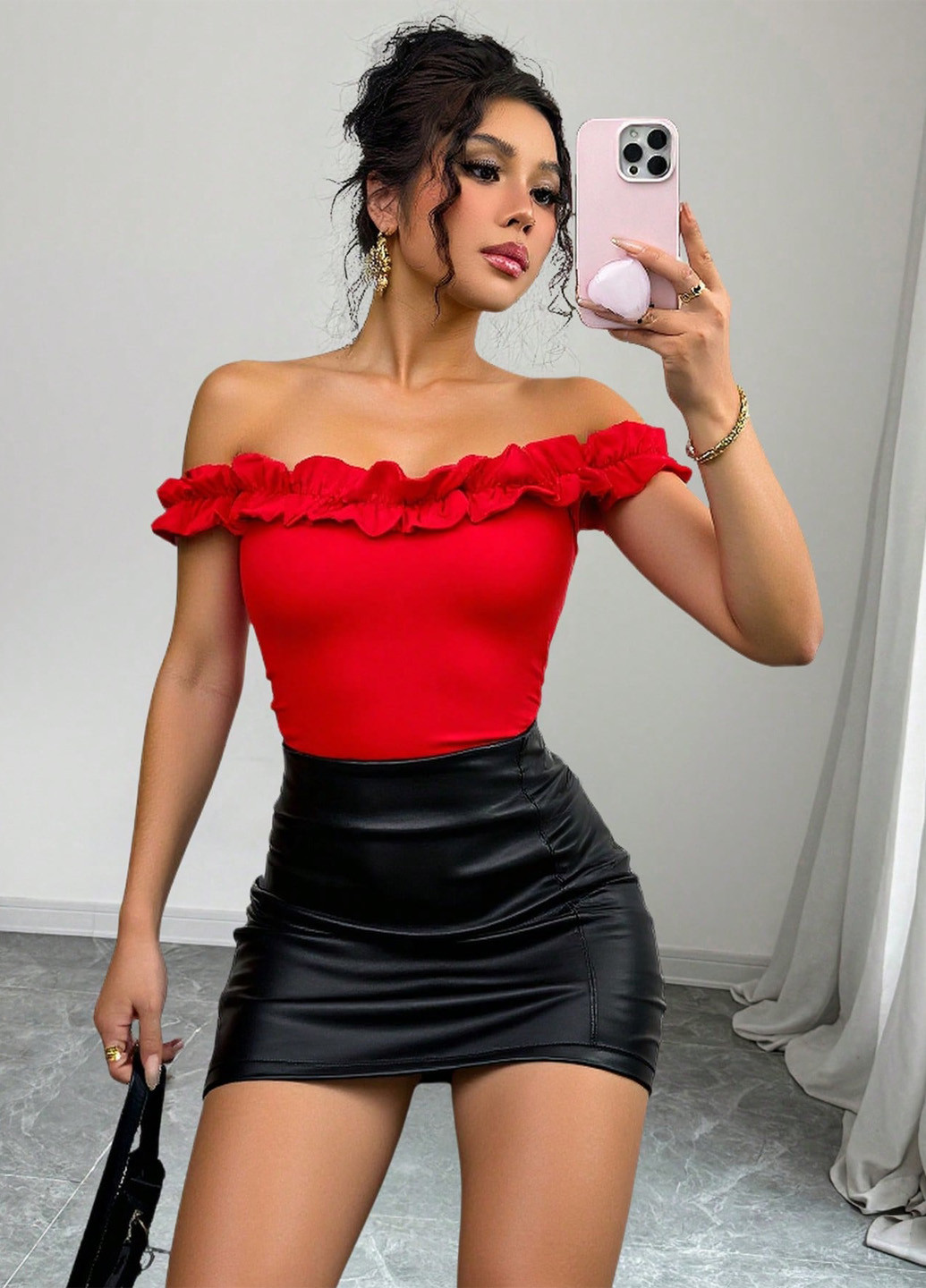 Червона блузка SHEIN