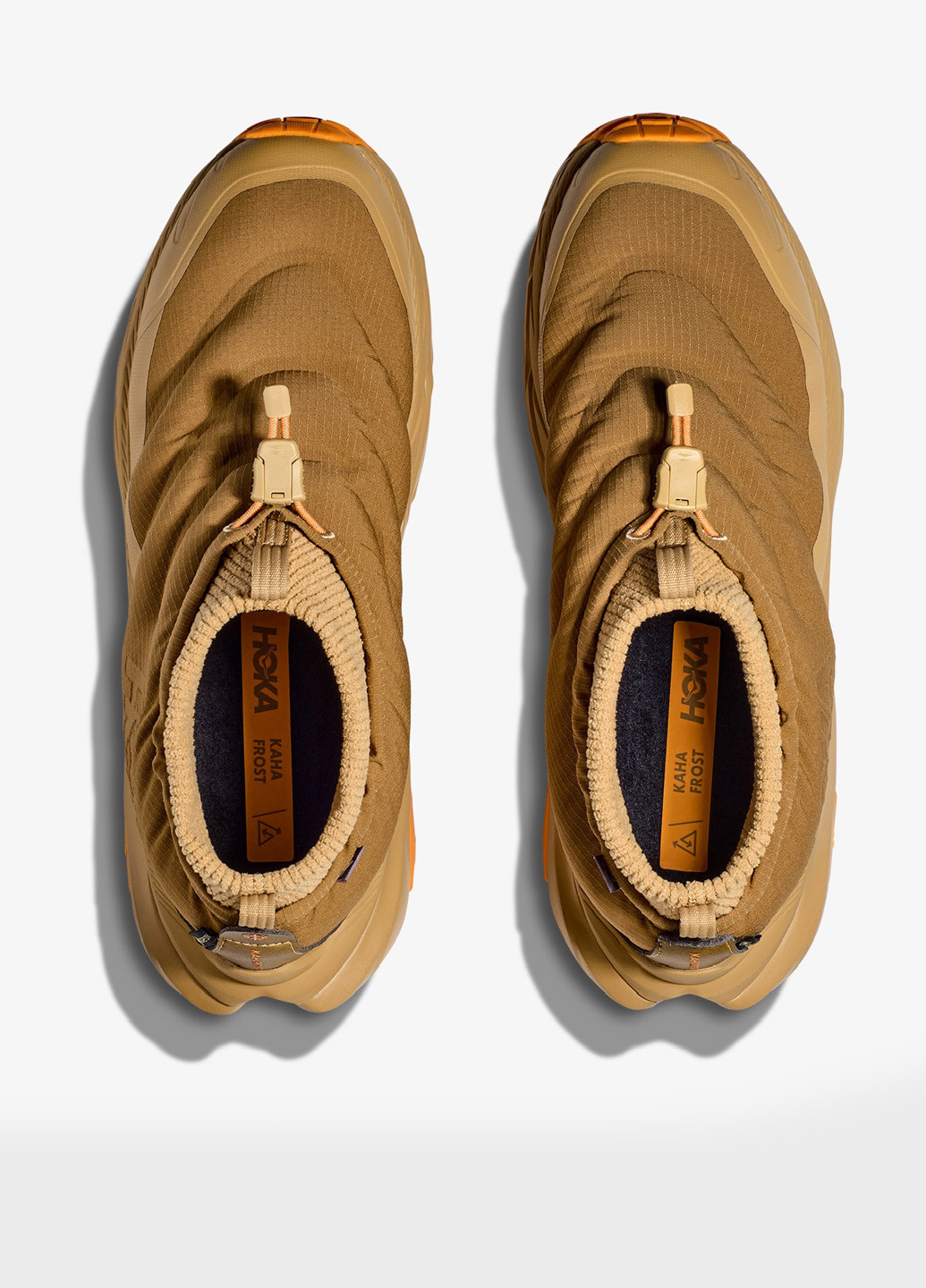 Светло-коричневые зимние ботинки HOKA