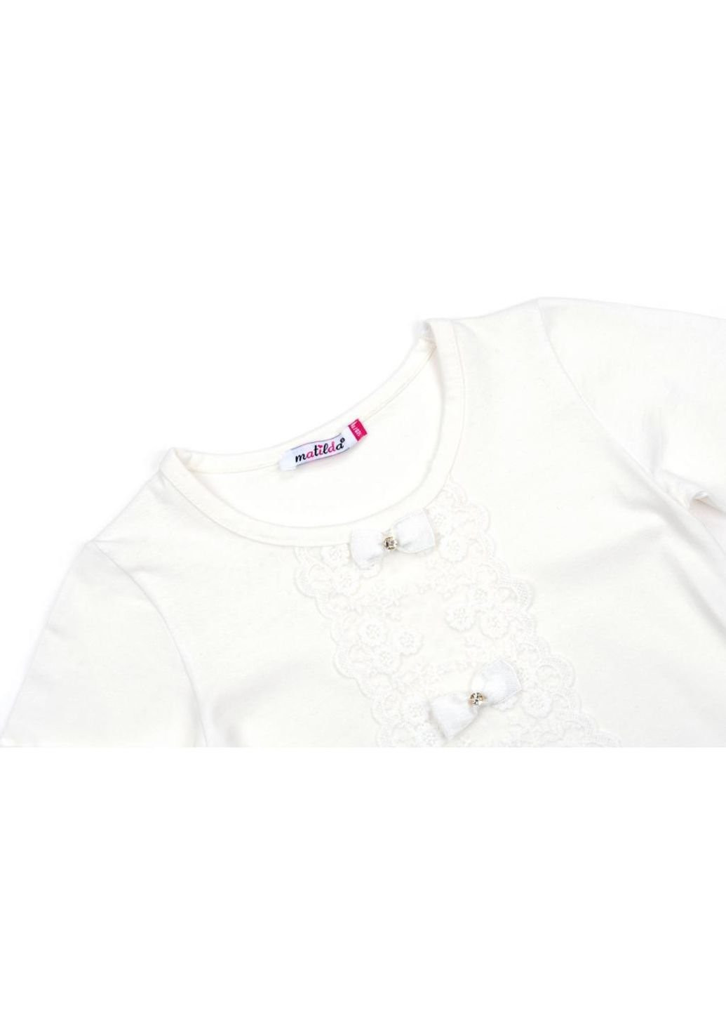 Кофта с кружевом (5682-2-152G-beige) Matilda (251314060)