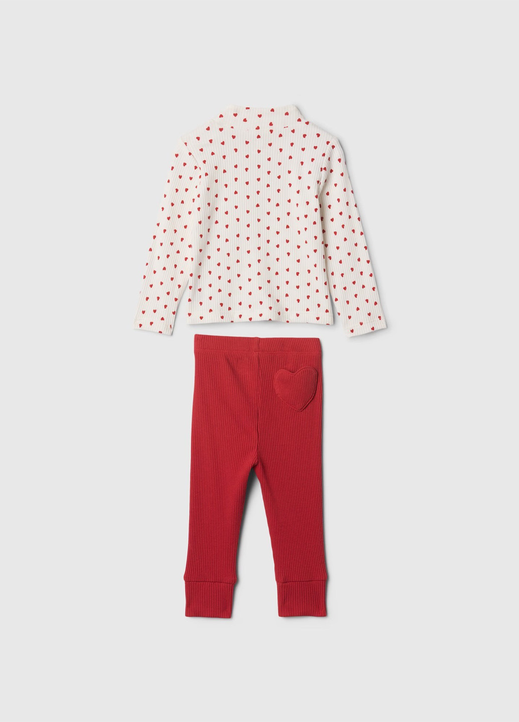 Красный демисезонный комплект (лонгслив, брюки) Gap