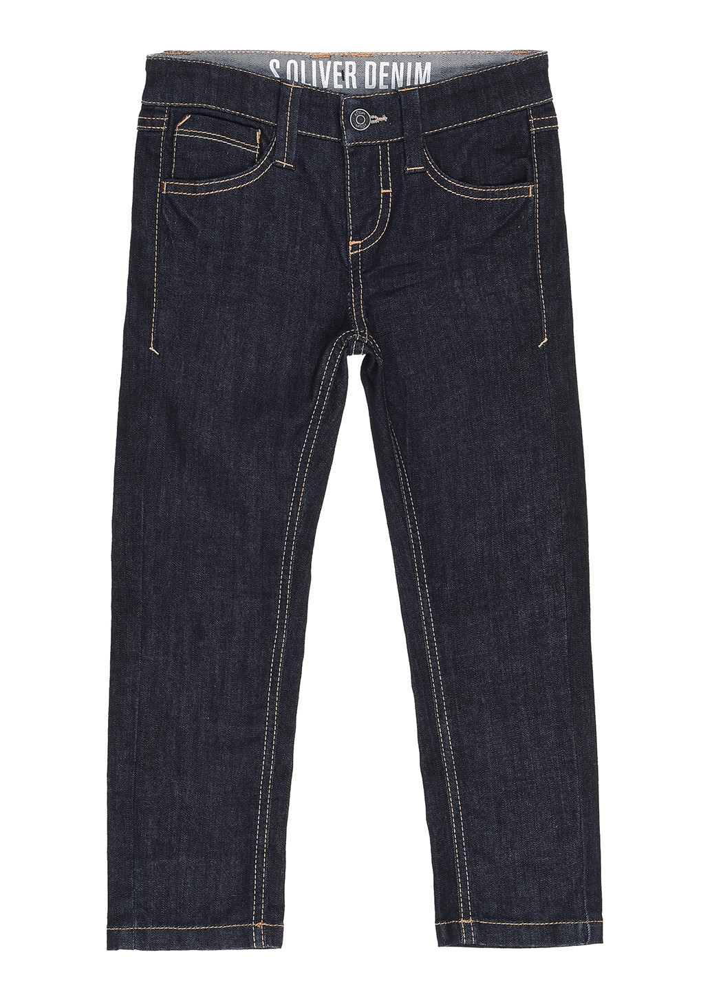 Темно-синие демисезонные зауженные джинсы S.Oliver