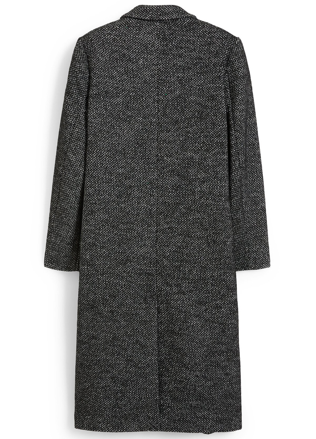 Черное демисезонное Пальто однобортное C&A