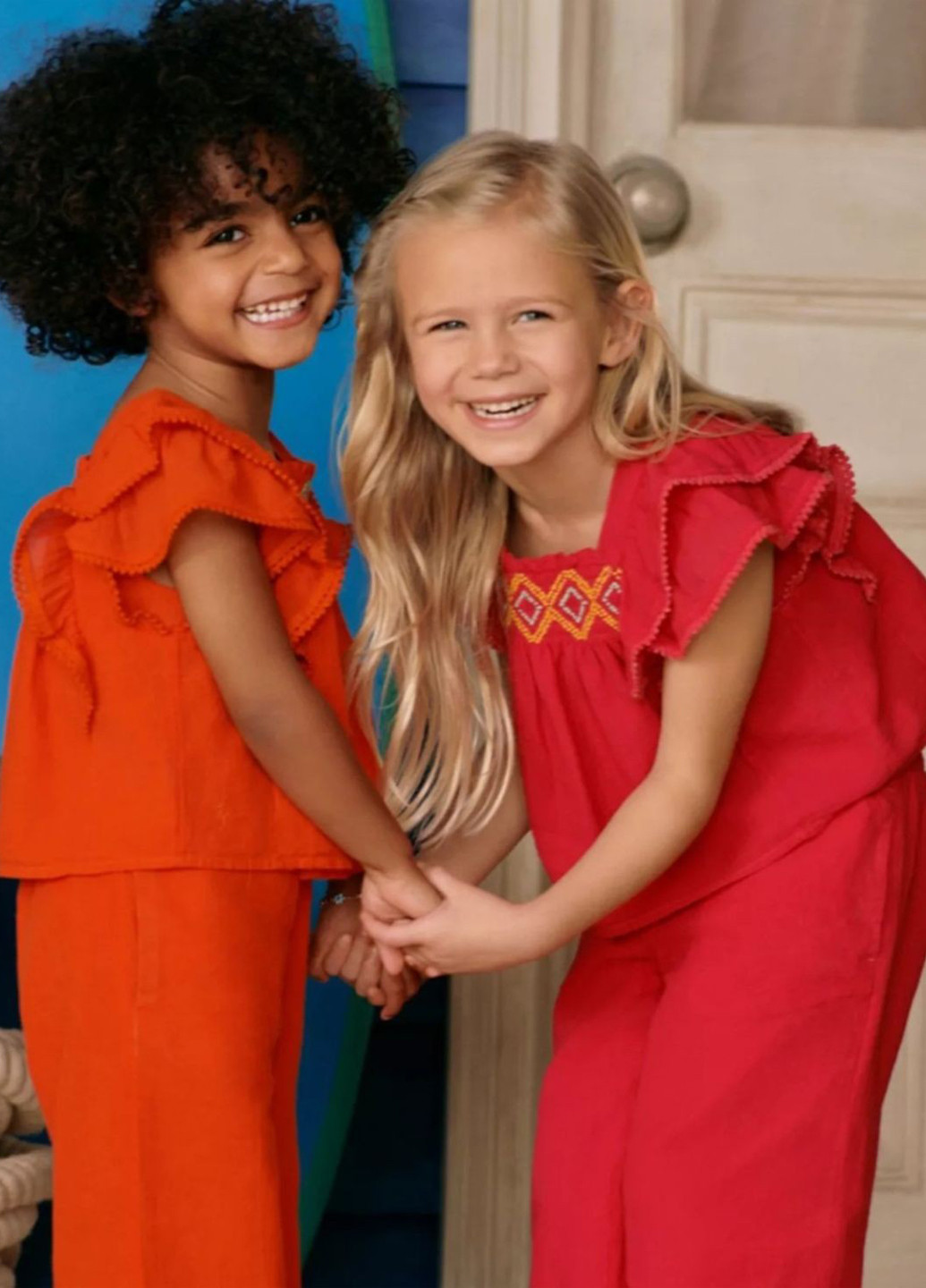 Розовая однотонная блузка Ralph Lauren летняя