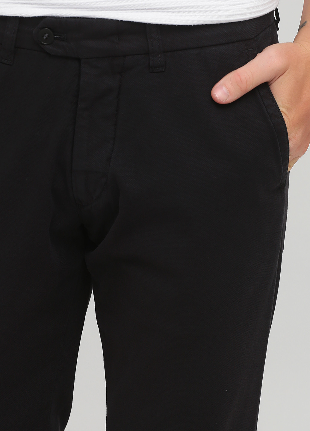 Черные кэжуал демисезонные брюки Lagrand