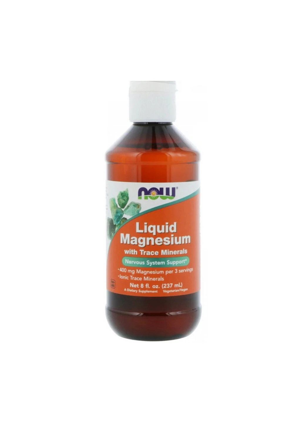 Рідкий магній Liquid Magnesium (237 ml) нау фудс Now Foods (255409550)