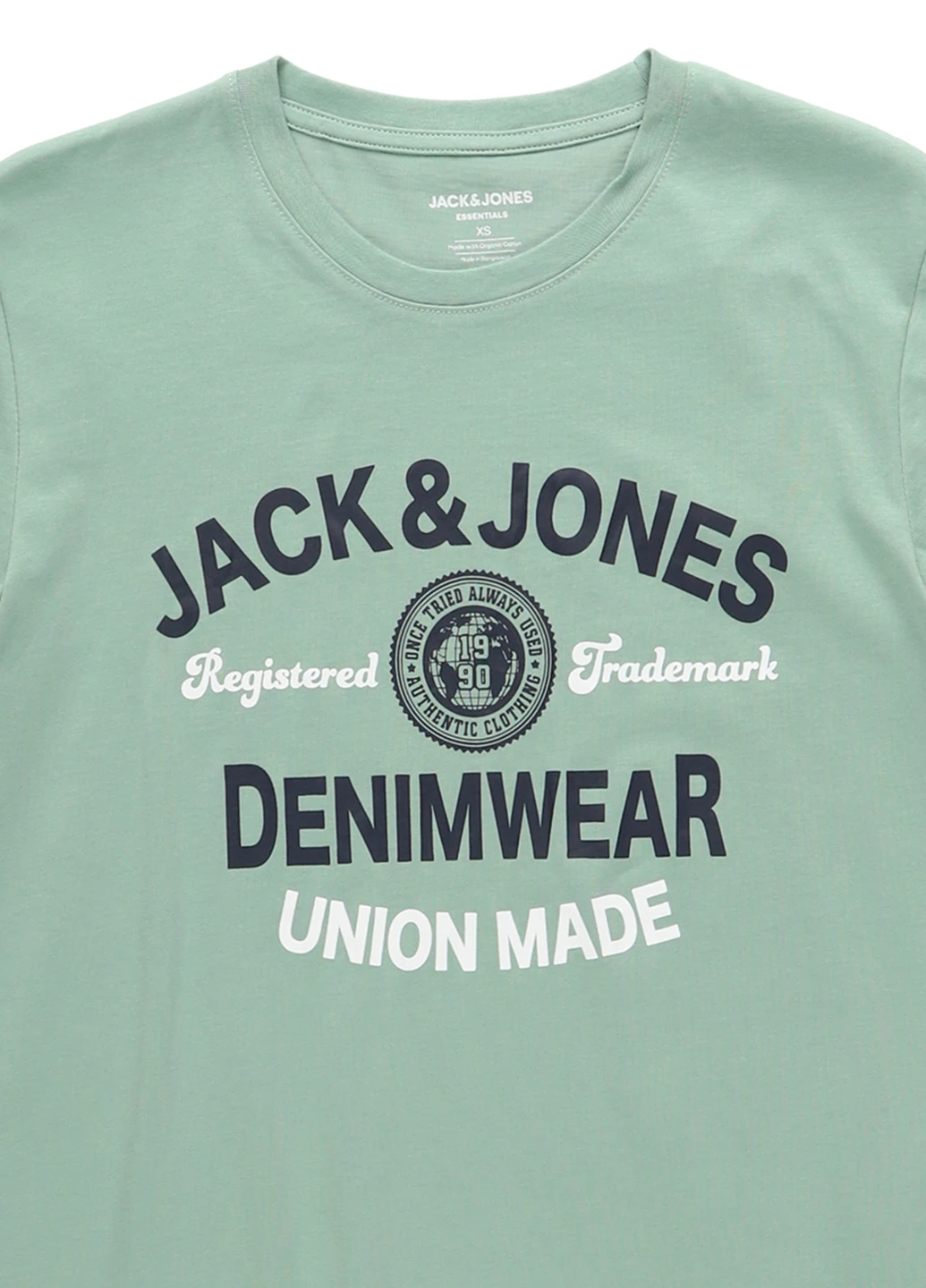 Оливкова футболка Jack & Jones