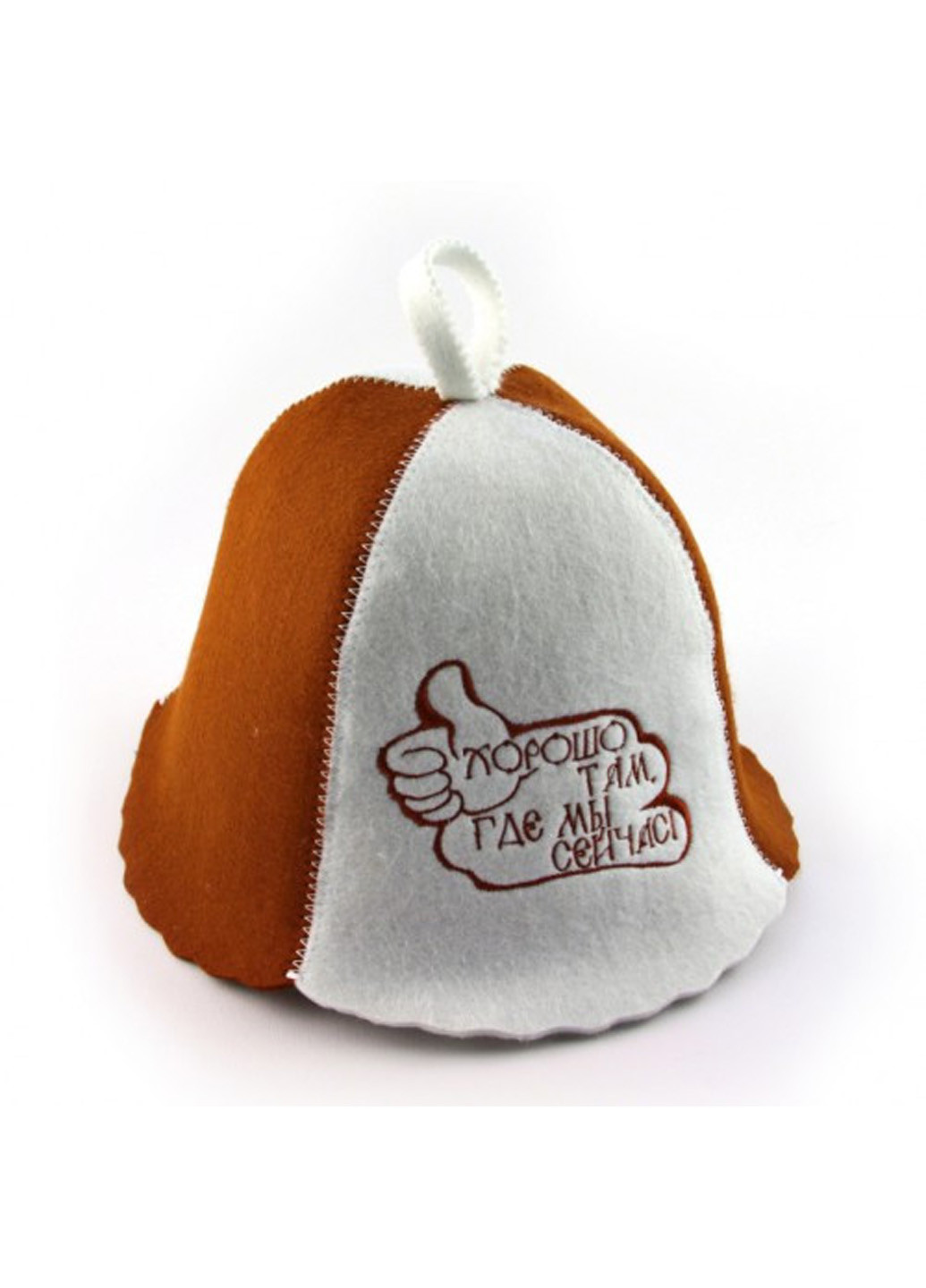Шапка для сауны "Хорошо там, где мы сейчас" Luxyart (206021603)
