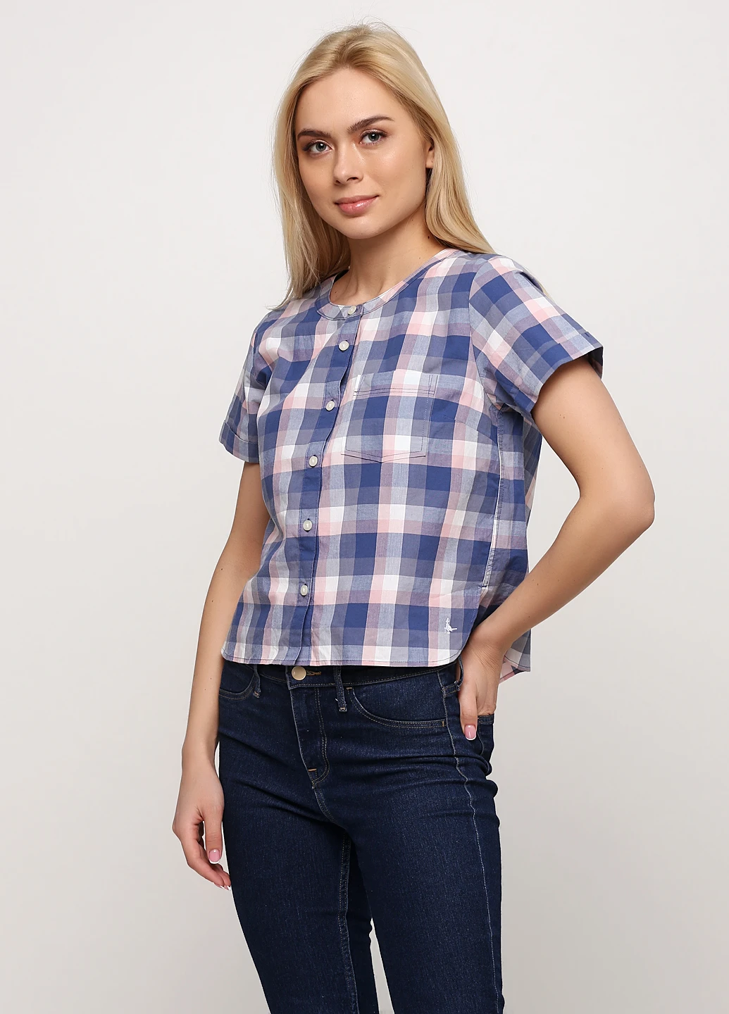 Синяя кэжуал рубашка в клетку Jack Wills