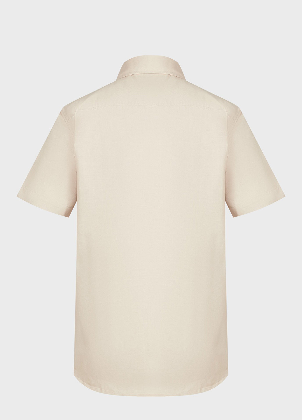 Бежевая кэжуал рубашка однотонная Mexx