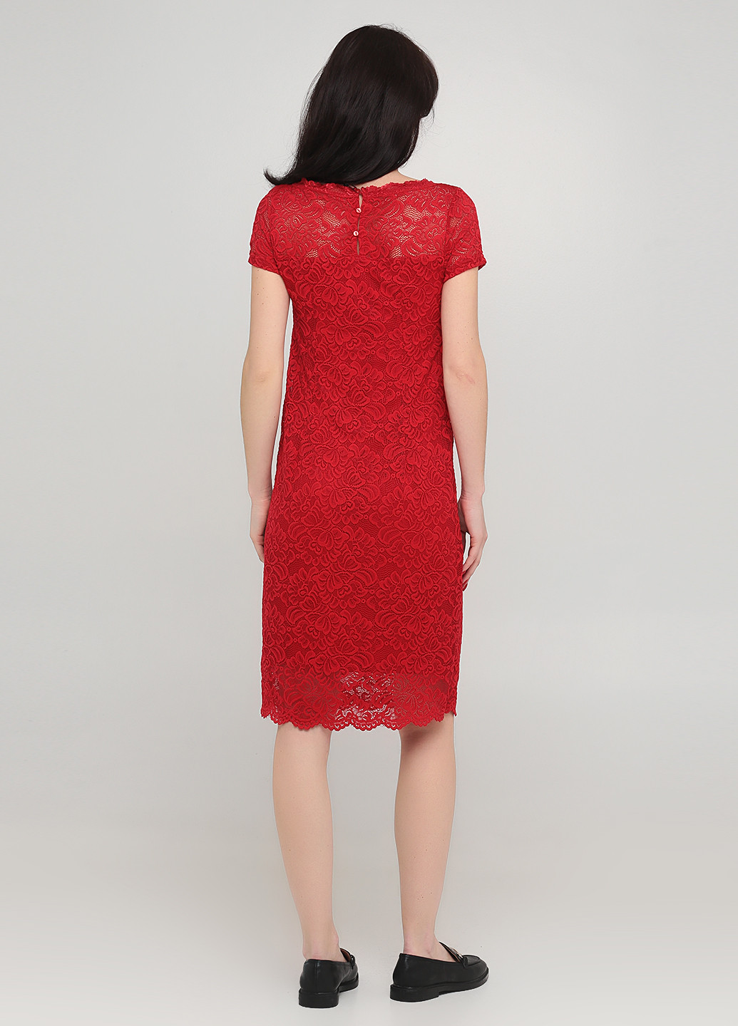 Красное кэжуал платье Mamalicious однотонное
