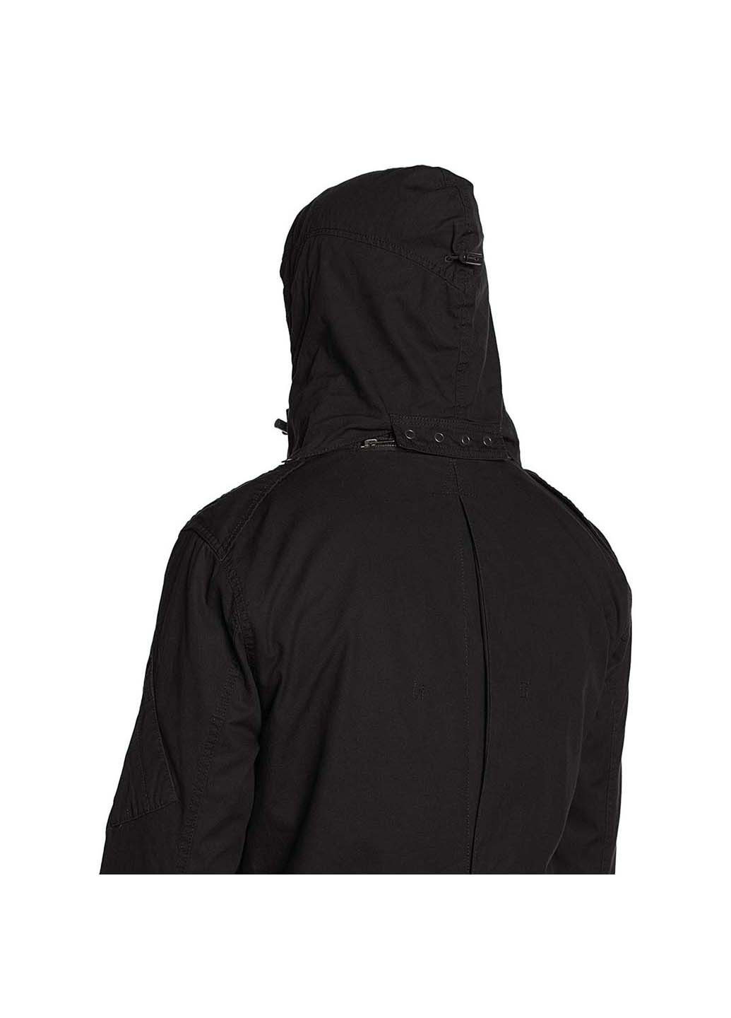 Чорна демісезонна куртка Brandit