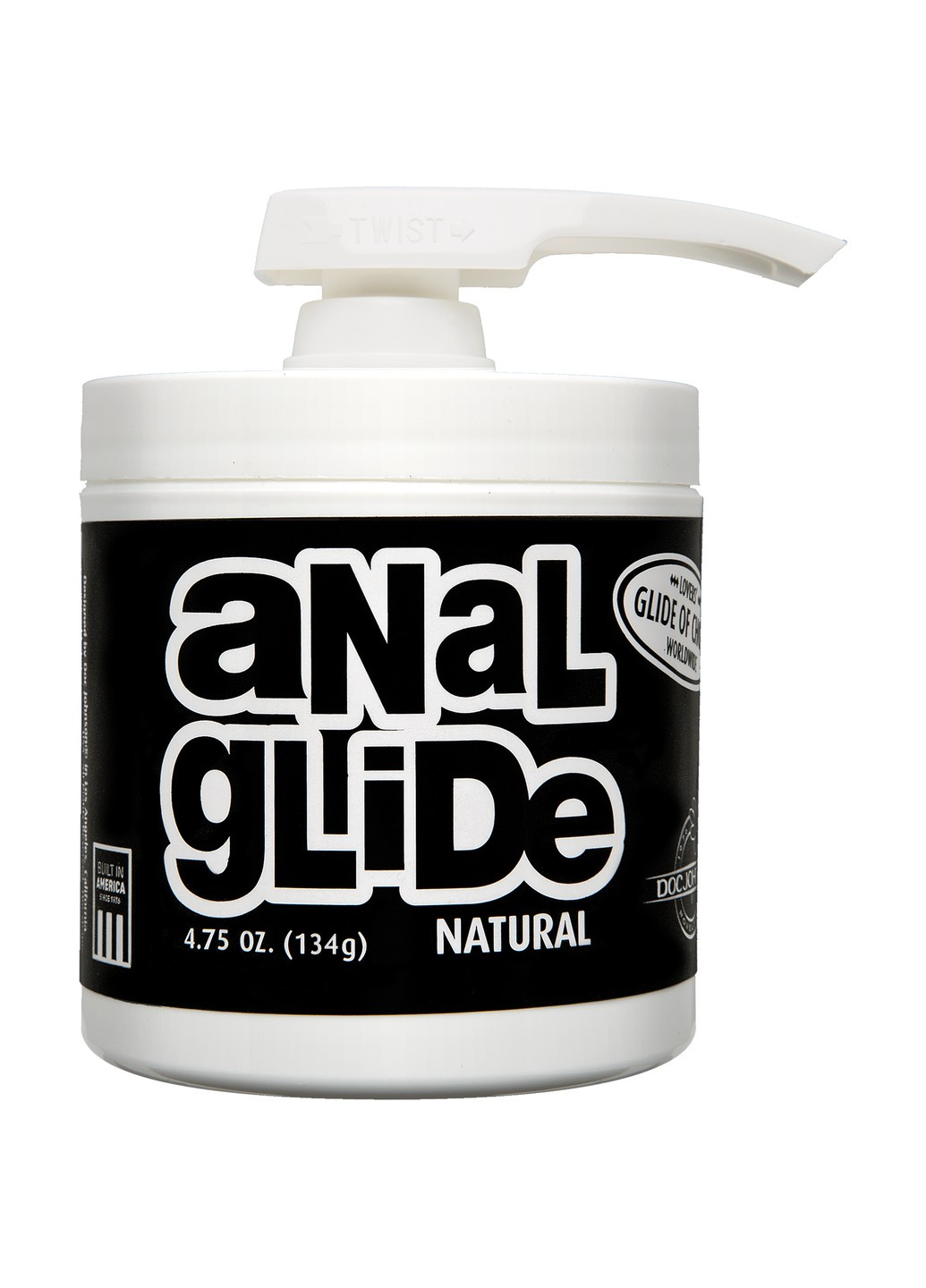 Анальная смазка на масляной основе Anal Glide Natural (134 гр) длительное скольжение Doc Johnson (254973528)