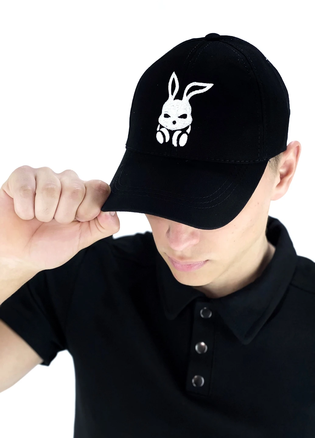 Кепка bunny logo чорна One size Intruder (208783898)