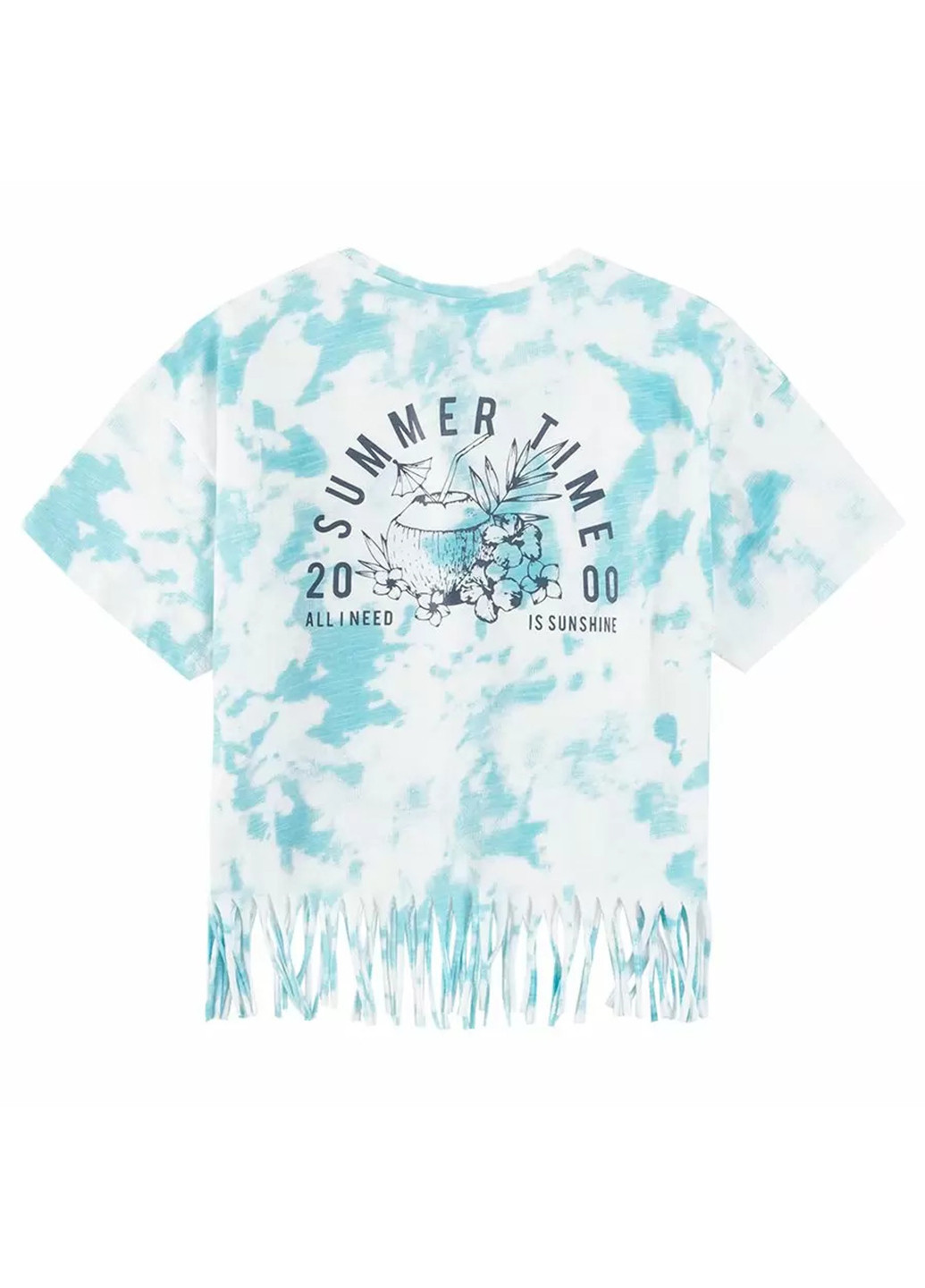 Комбинированная летняя блуза Cool Club