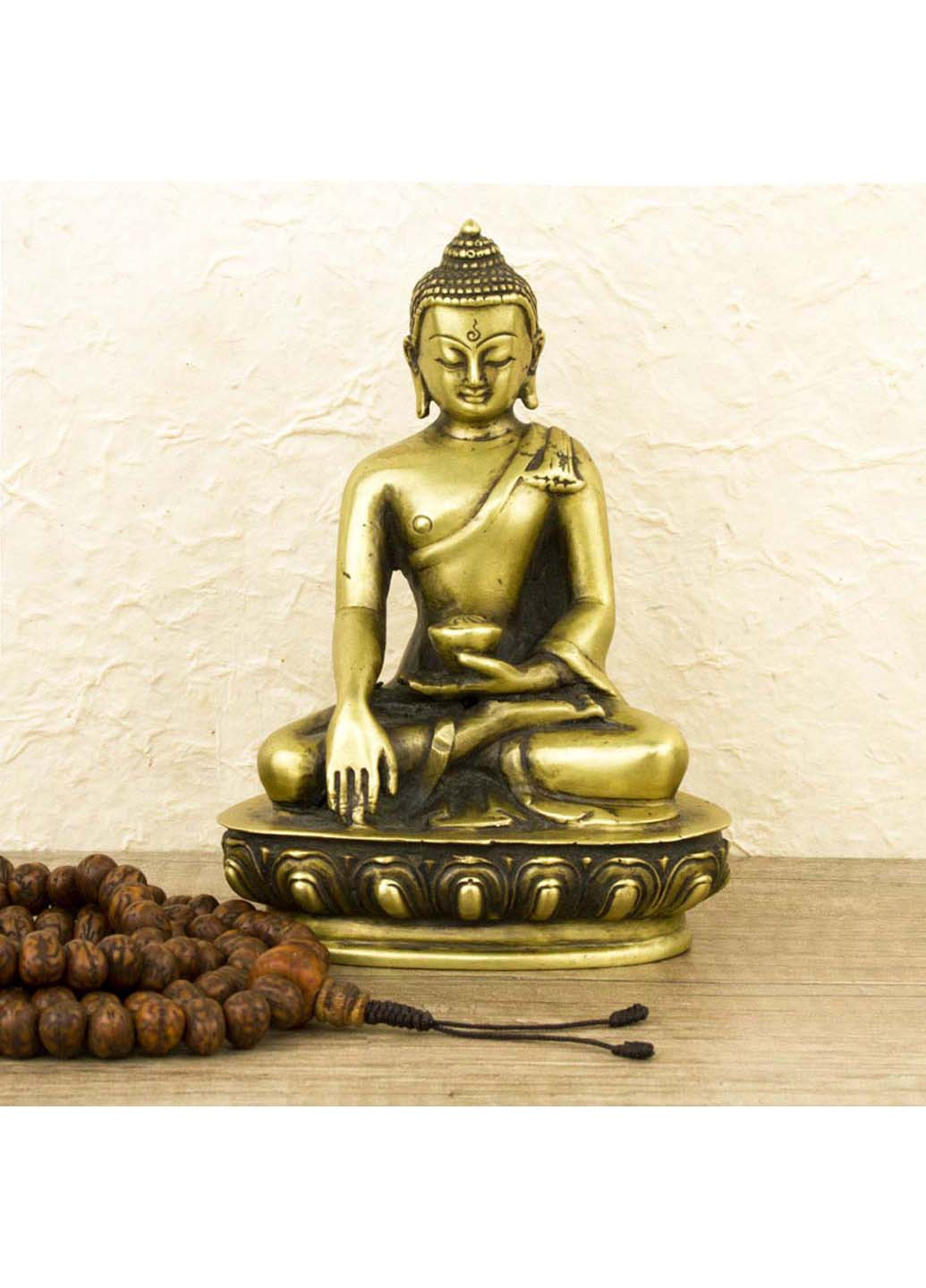Статуетка Будда Шакьямуні у жесті перемоги Бхуміспарша-мудра HandiCraft (255429724)