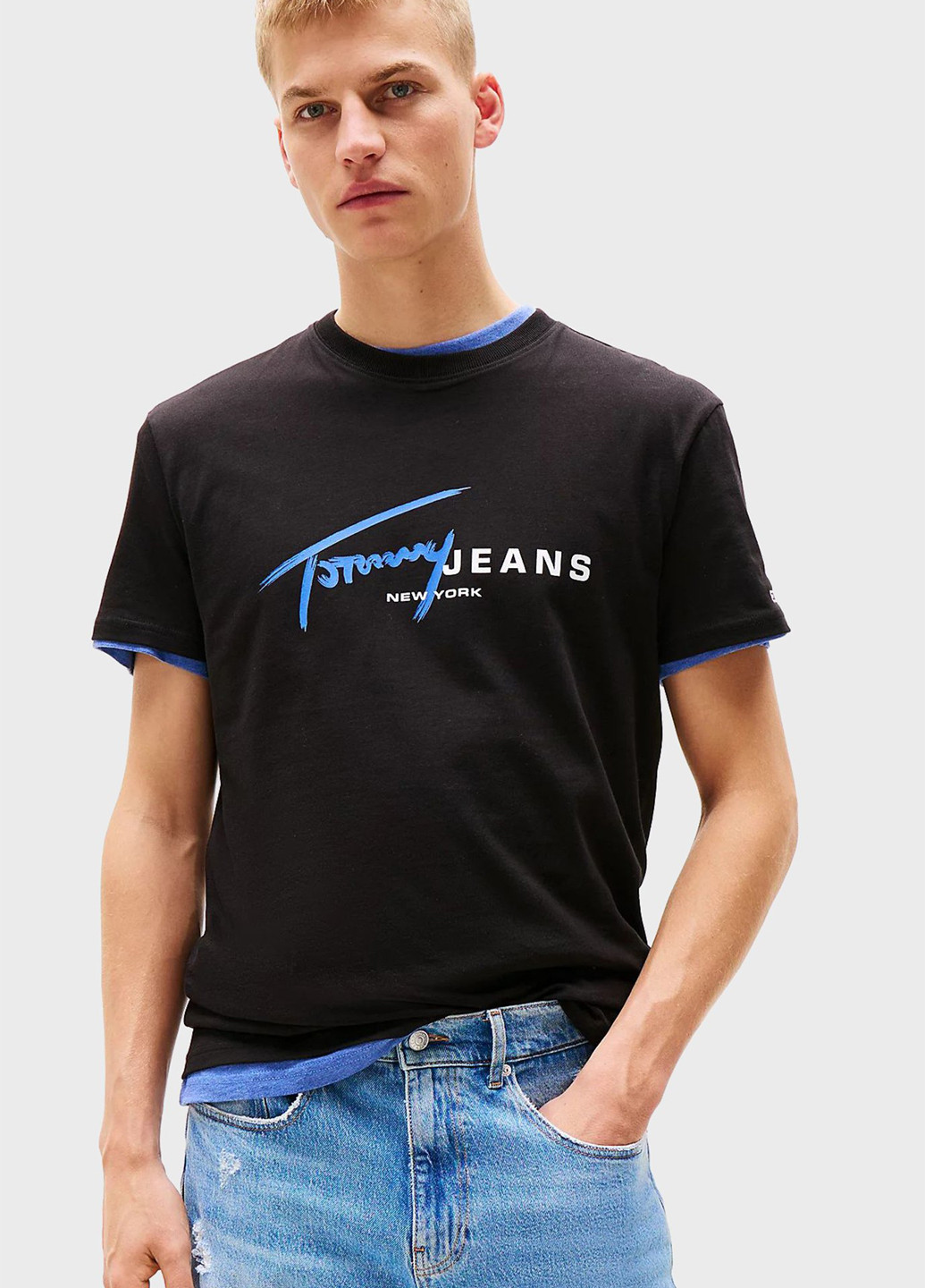 Чорна футболка Tommy Jeans