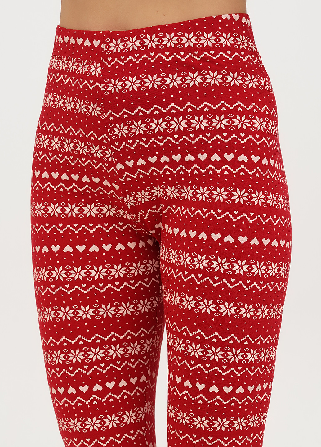 Красные демисезонные леггинсы H&M