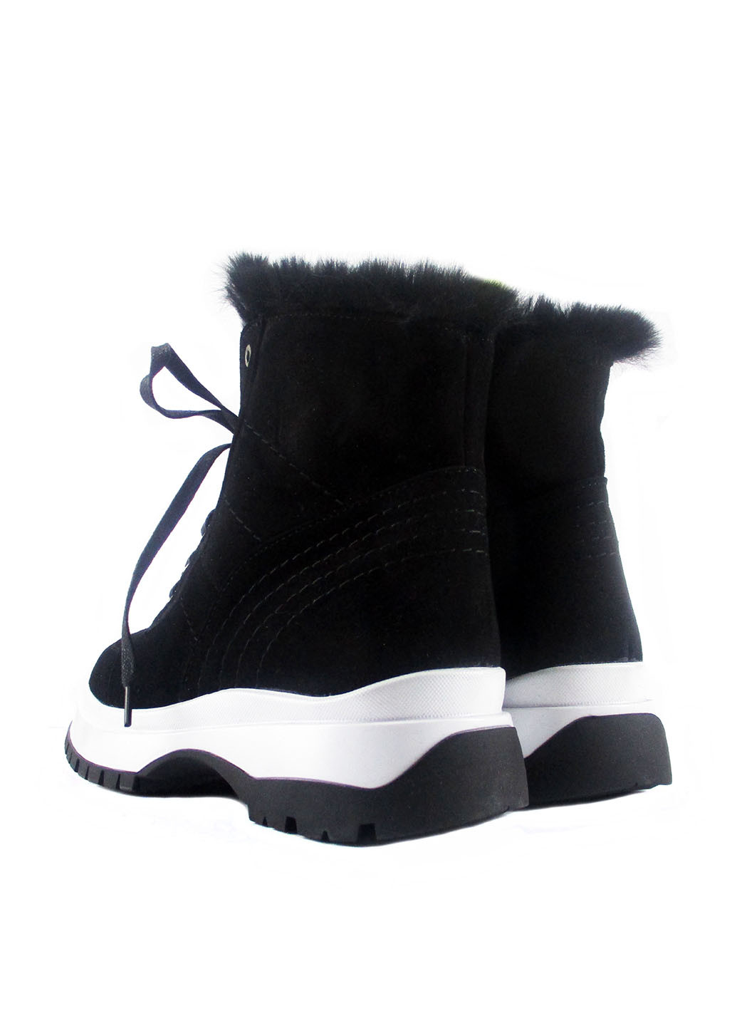 Зимние ботинки Twenty Two со шнуровкой из натуральной замши