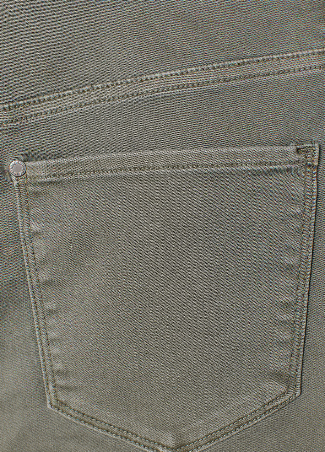 Оливковые демисезонные скинни джинсы H&M