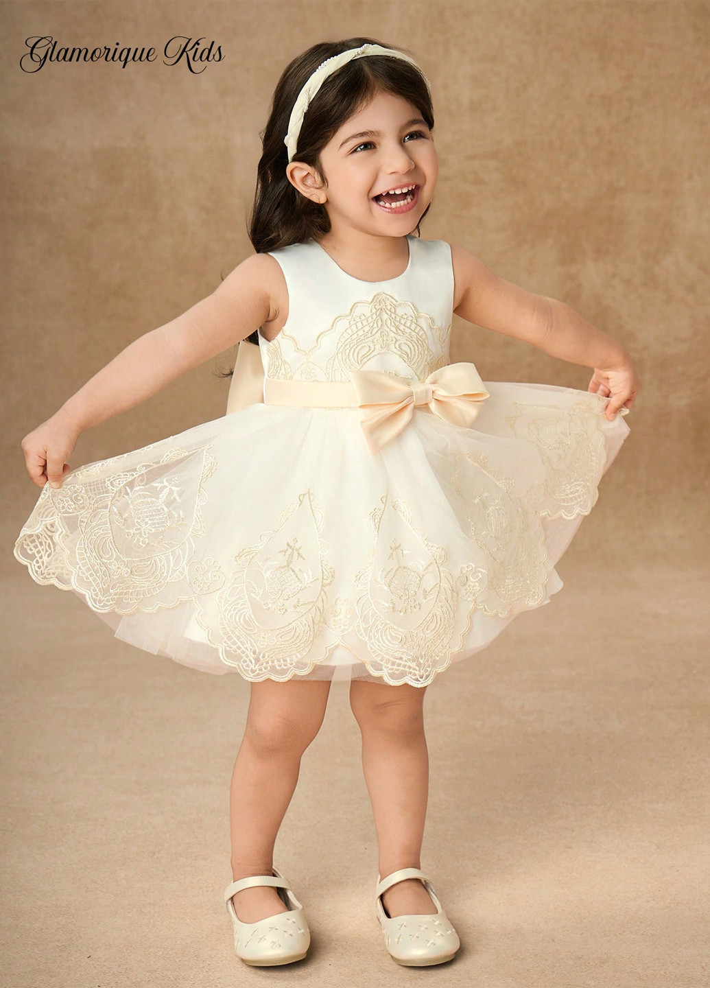 Кремова сукня SHEIN (366258040)