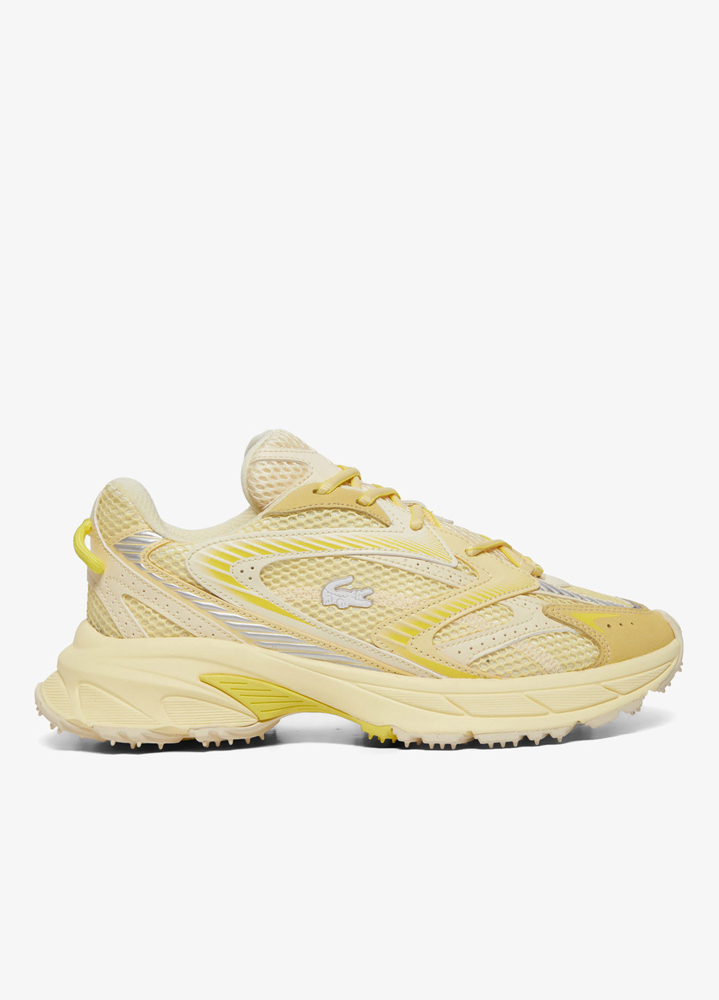 Желтые демисезонные кроссовки Lacoste