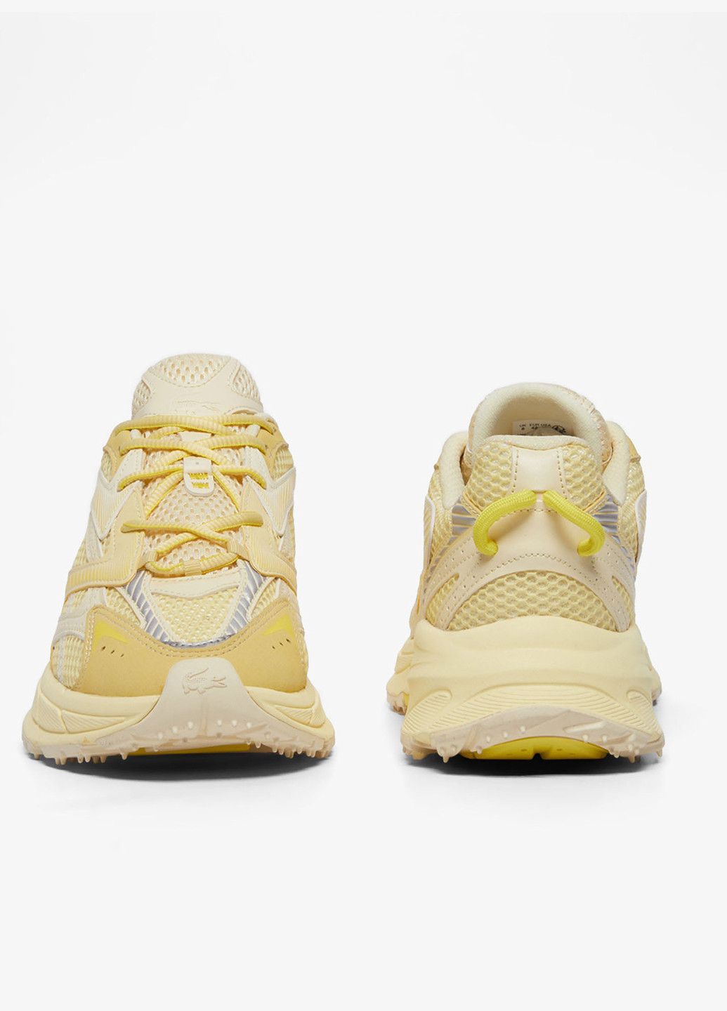 Желтые демисезонные кроссовки Lacoste