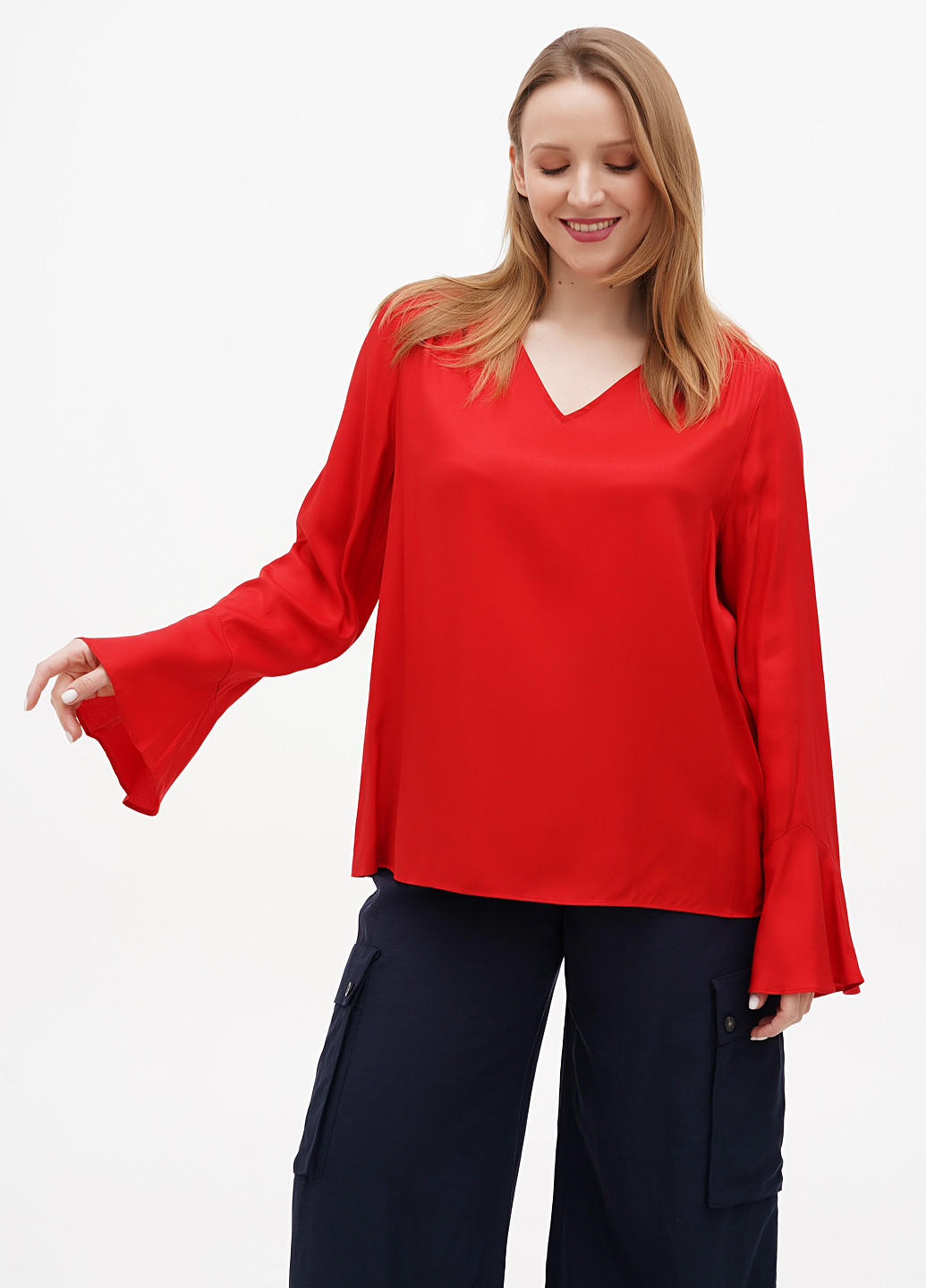 Красная демисезонная блуза Boden