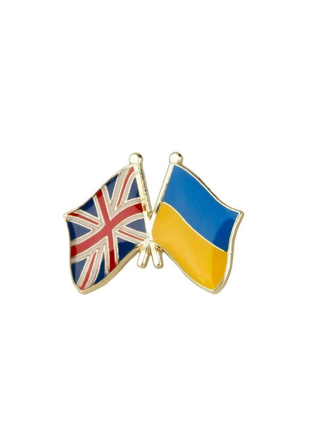 Брошка-значок Прапор Великобританія-Україна Broshe BRGV112715 (253617358)