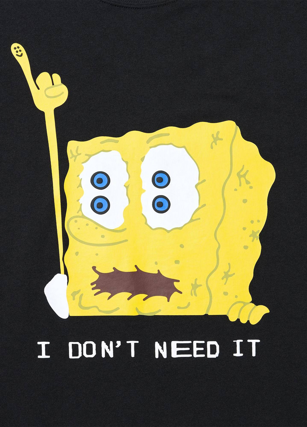 Черная футболка Uniqlo