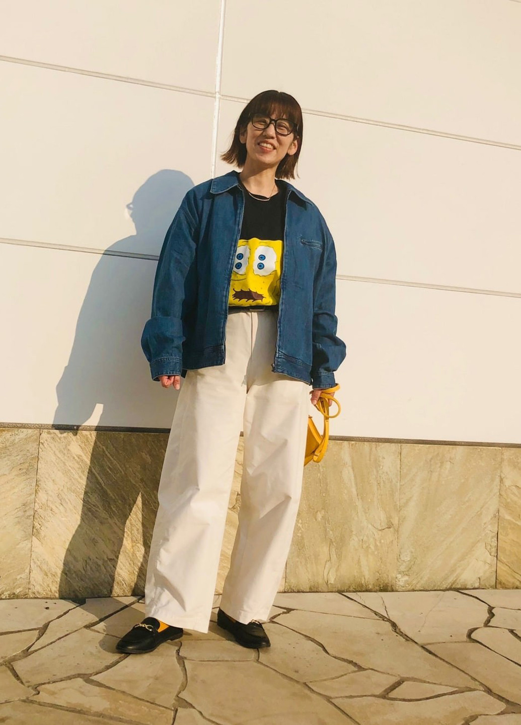 Черная футболка Uniqlo