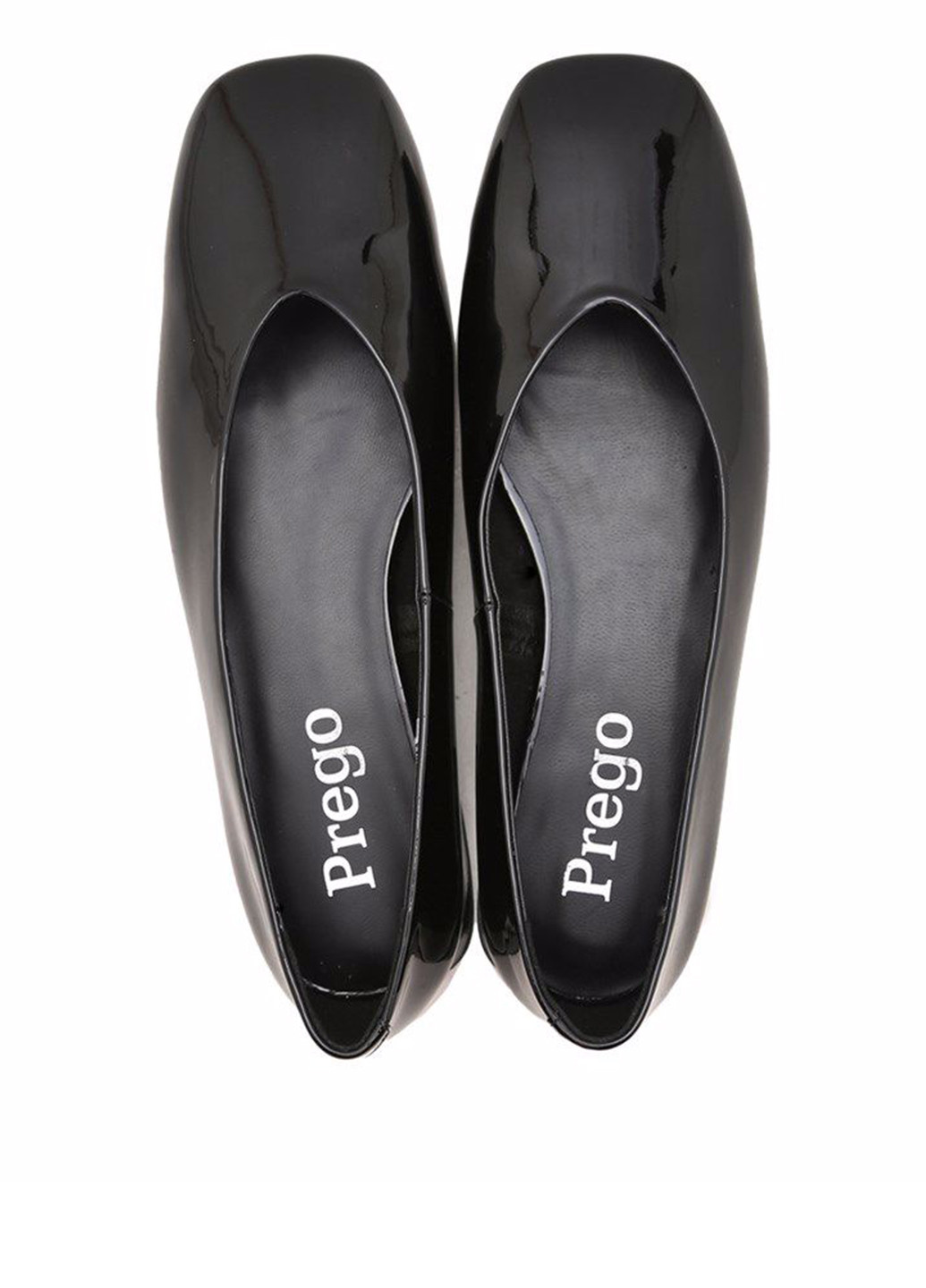 Туфли Prego на низком каблуке лаковые