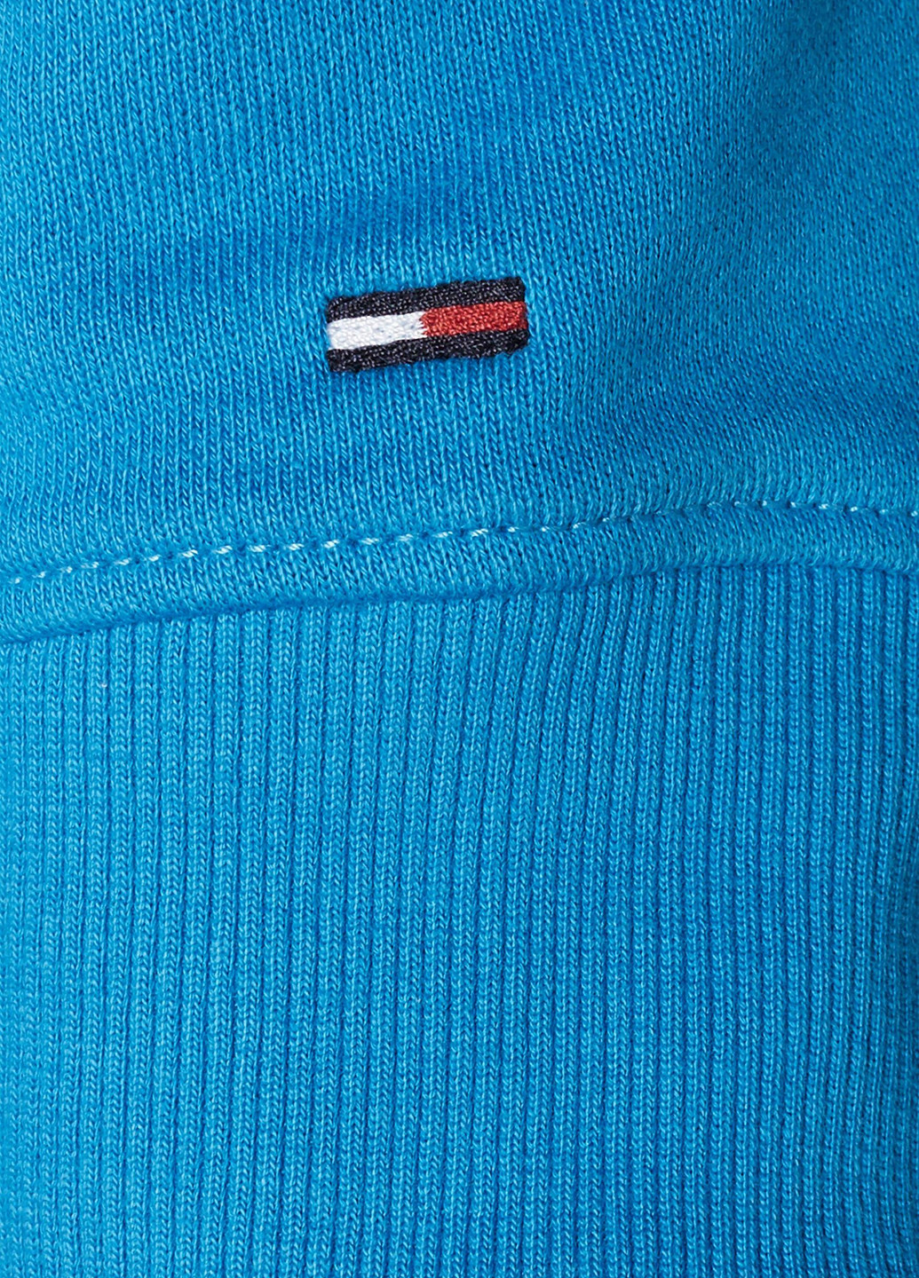 Свитшот Tommy Jeans - Прямой крой надпись голубой кэжуал трикотаж - (182517173)