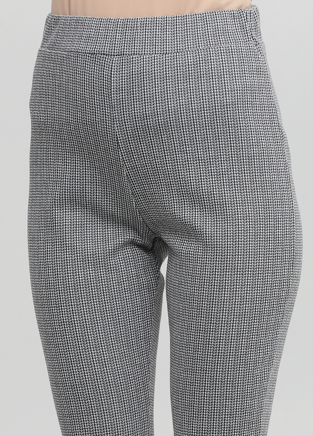 Черно-белые кэжуал демисезонные укороченные брюки Lipsy