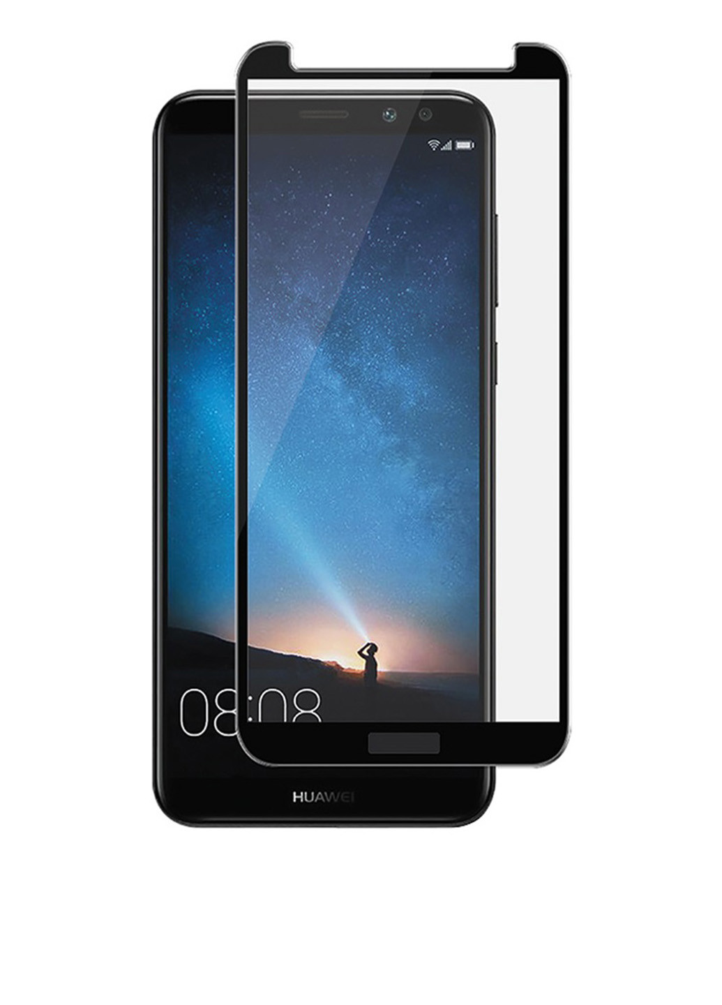 Защитное стекло с рамкой для Huawei Mate 10 lite black CAA (96875179)