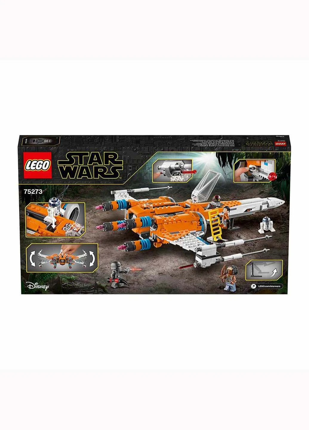 Конструктор Lego Star Wars Истребитель типа Х По Дамерона 761 деталь (207382915)
