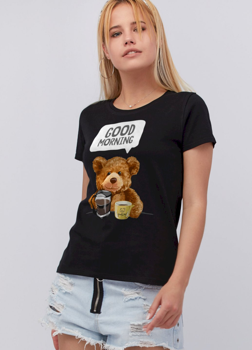 Футболка Basic / дышащий принт / YAPPI - (252386046)