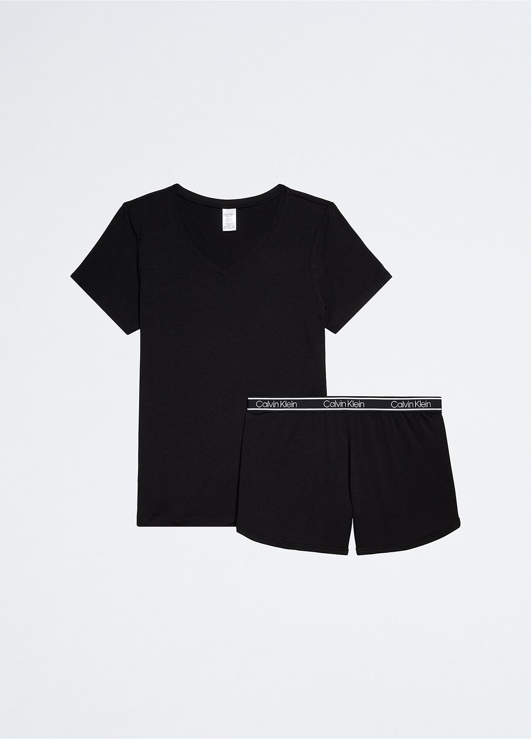 Чорна всесезон піжама (футболка, шорти) футболка + шорти Calvin Klein
