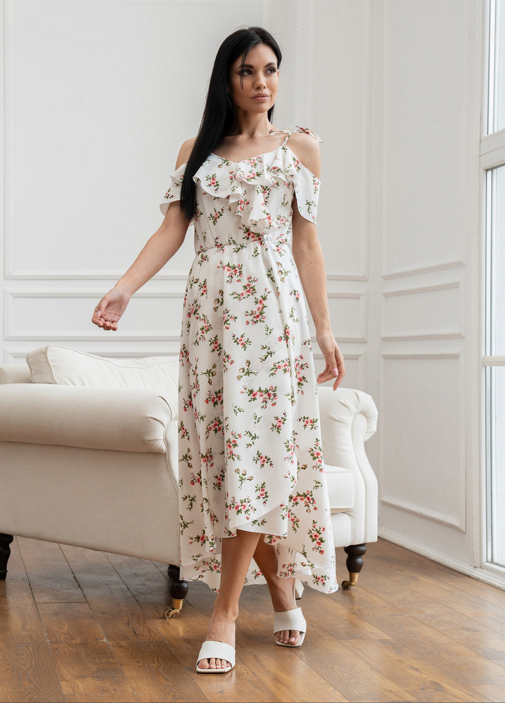 Летний женский сарафан NOVA VEGA в цветочек