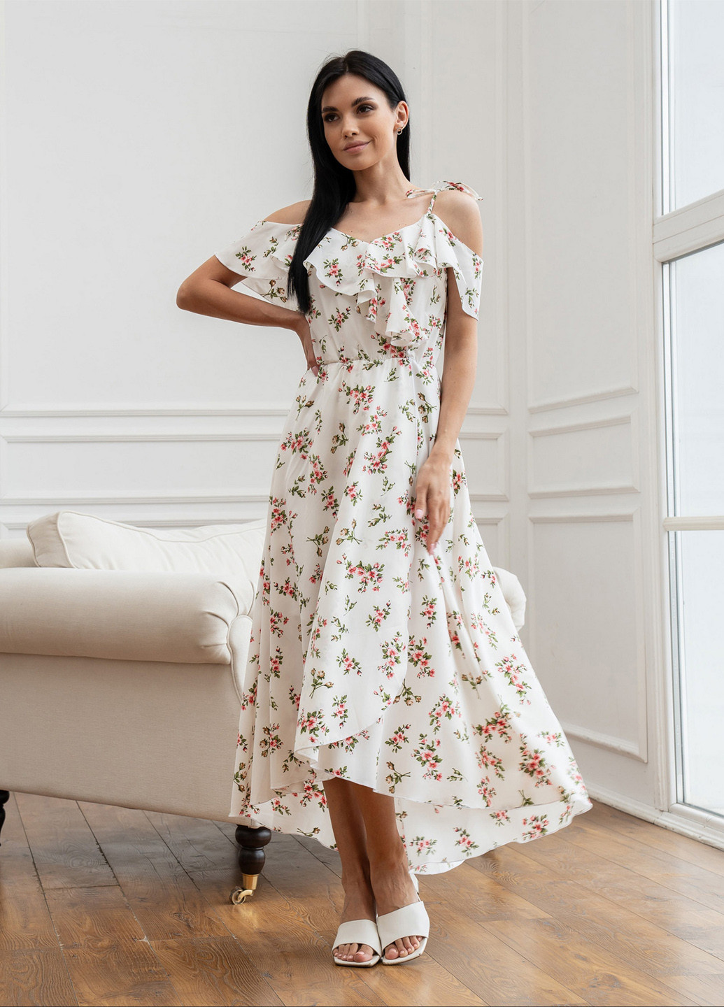 Летний женский сарафан NOVA VEGA в цветочек