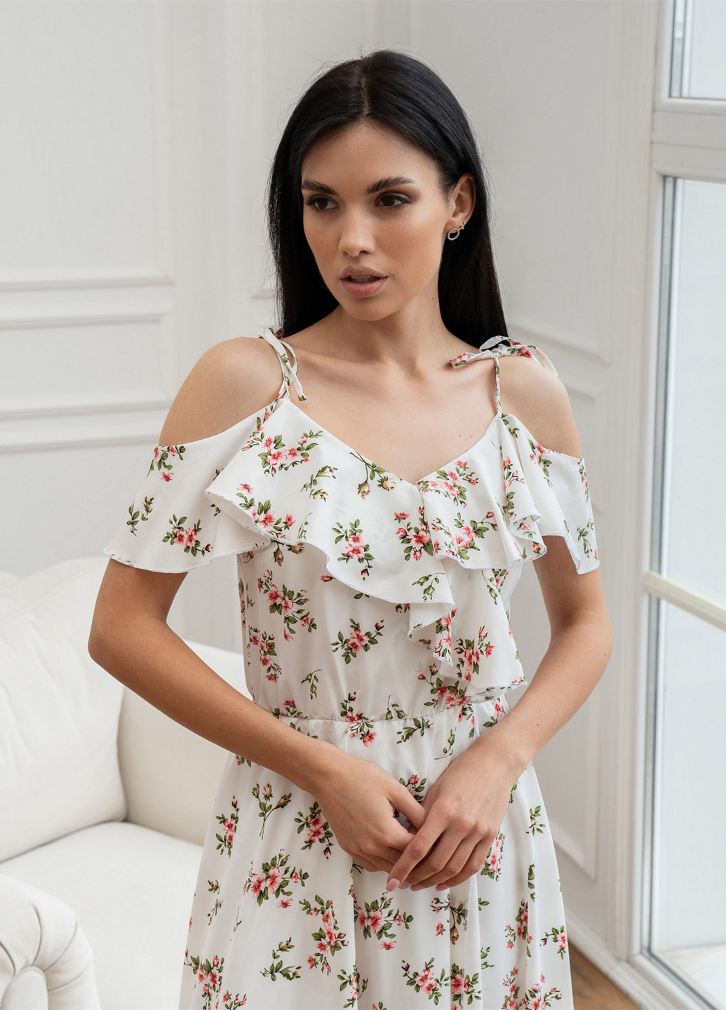 Летний женский сарафан NOVA VEGA в цветочек