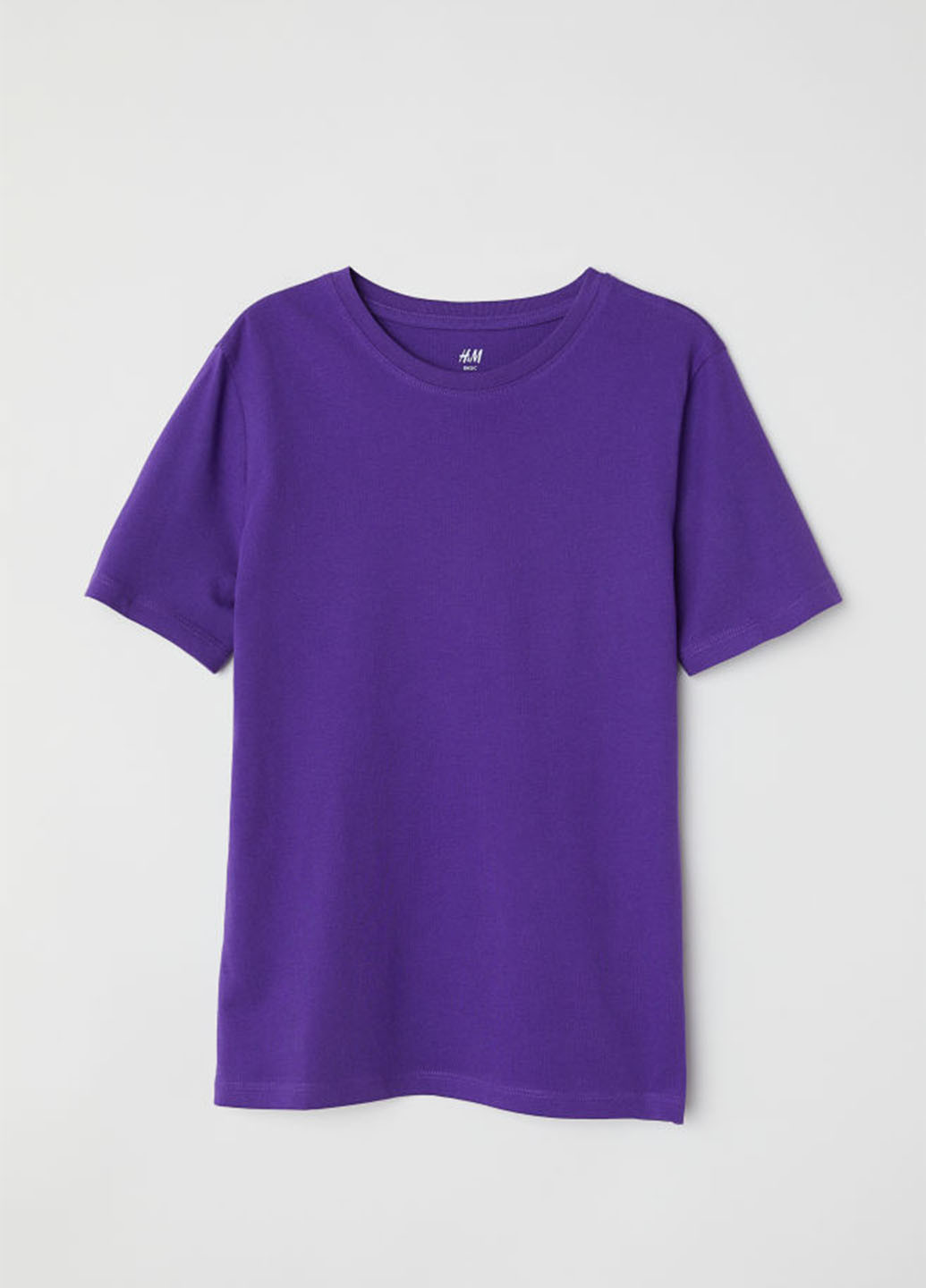 Фиолетовая летняя футболка H&M