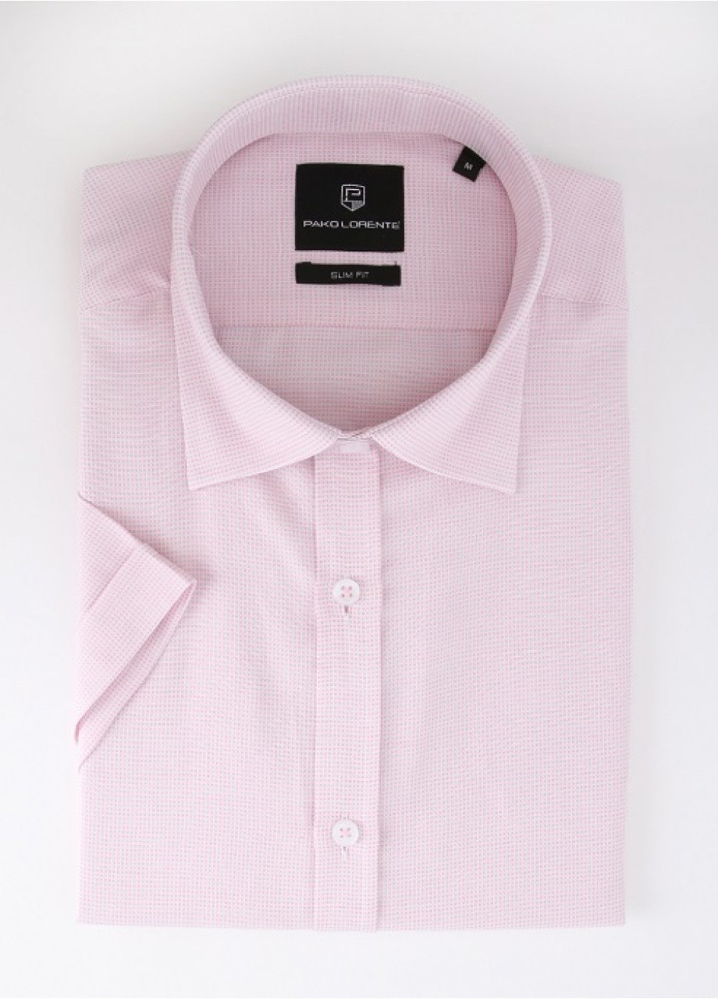 Розовая кэжуал рубашка однотонная Pako Lorente