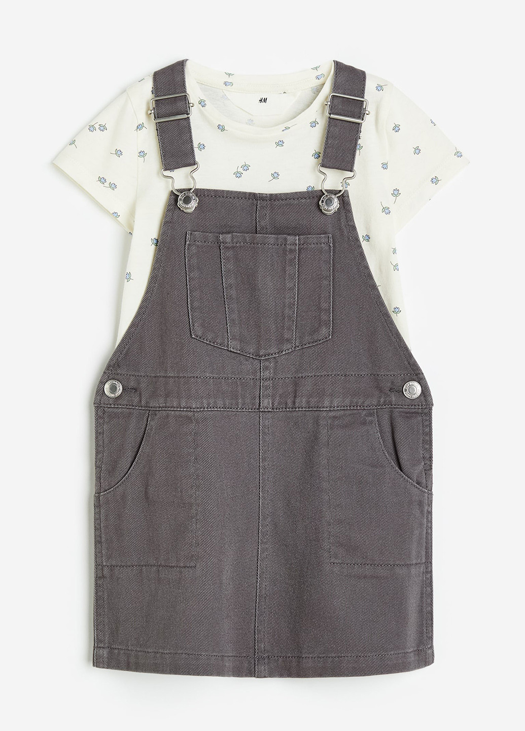 Комбинированный летний комплект (топ, сарафан) H&M