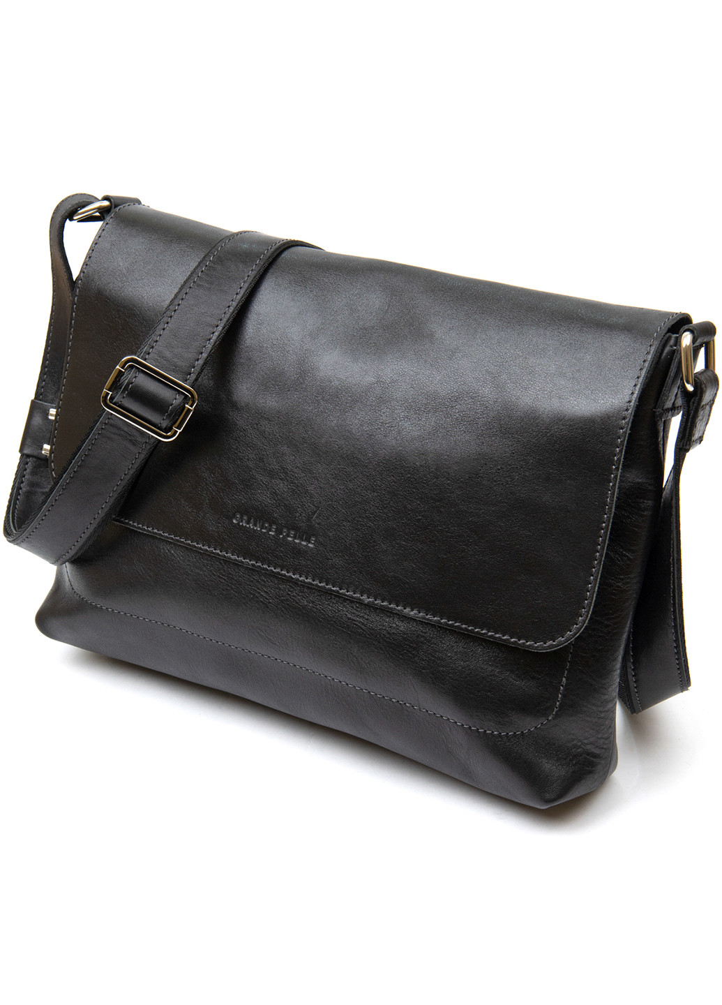 Мужская кожаная сумка 30х23х6 см Grande Pelle (252126940)