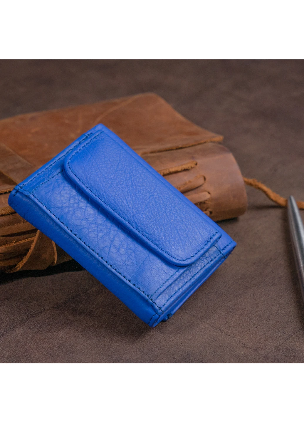 Жіночий шкіряний гаманець 9,5х7,5х2 см st leather (252127195)