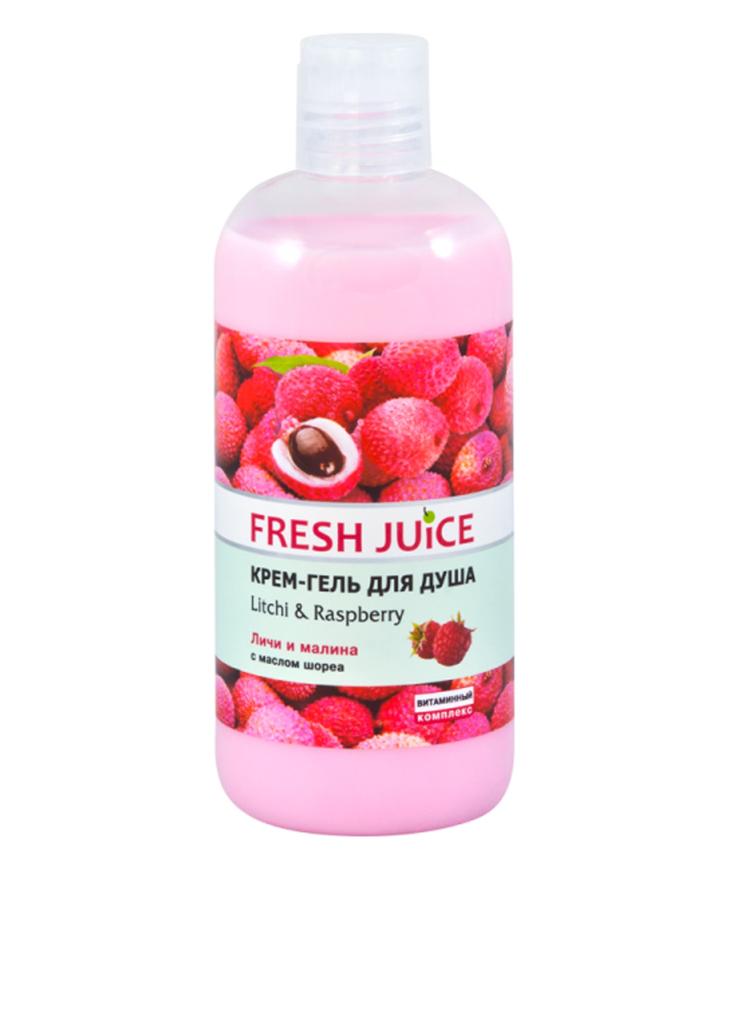 Крем-гель для душу Litchi & Raspberry, 500 мл Fresh Juice (138199442)