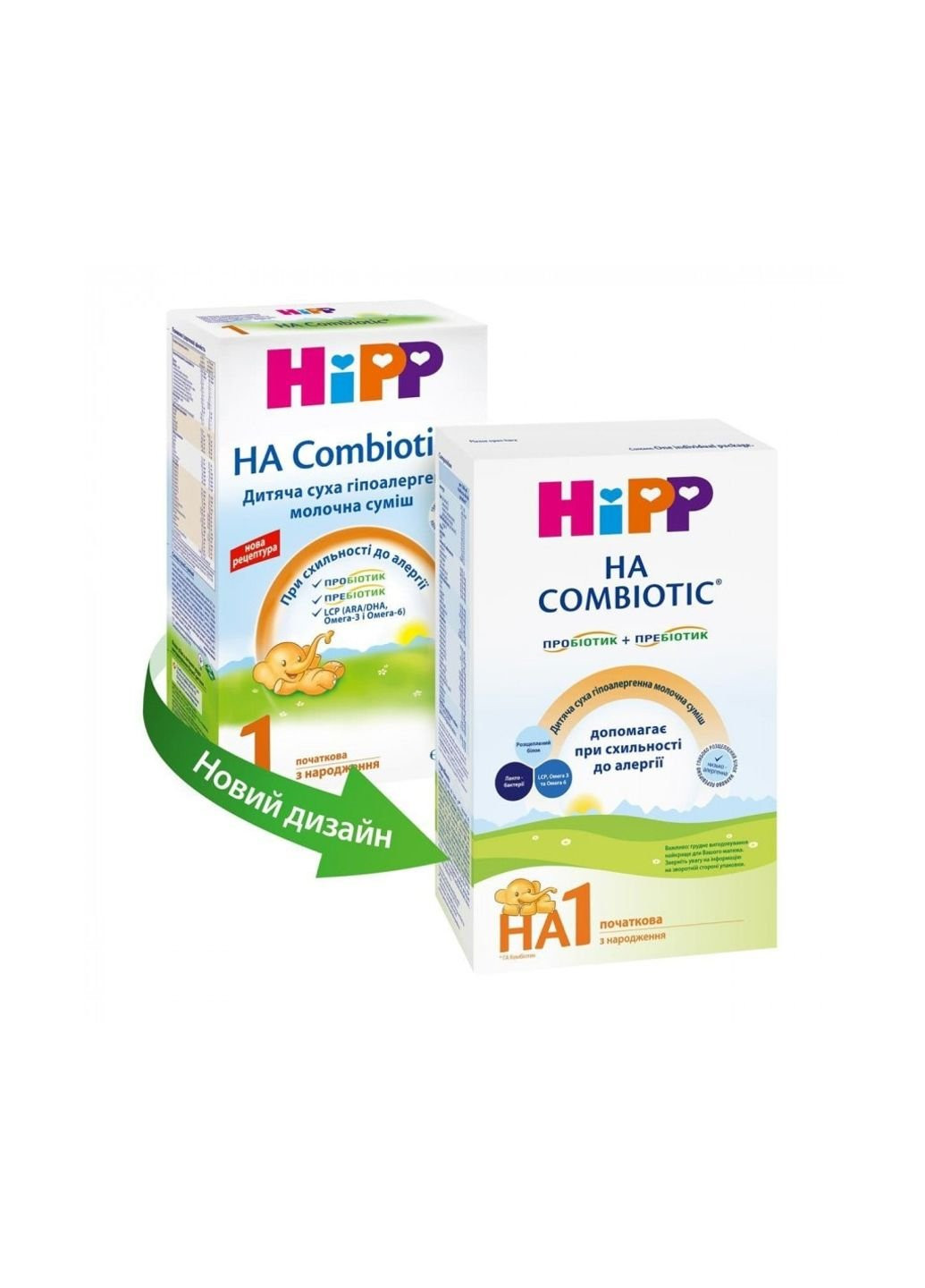 Дитяча суміш 1 Гіпоалергенна HA Combiotic початкова 350 г (1031071) Hipp (254065534)