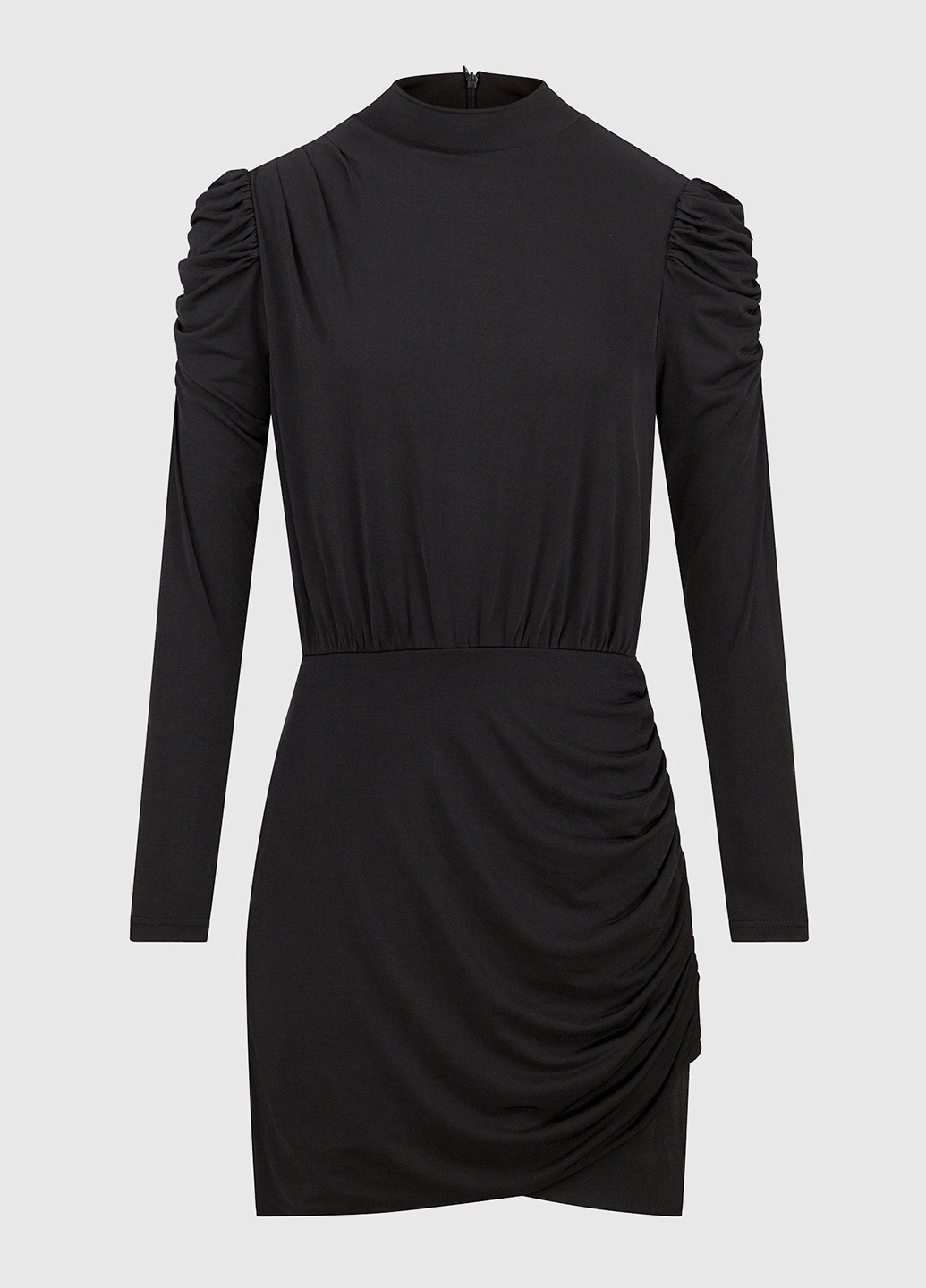 Чорна кежуал сукня YPS однотонна